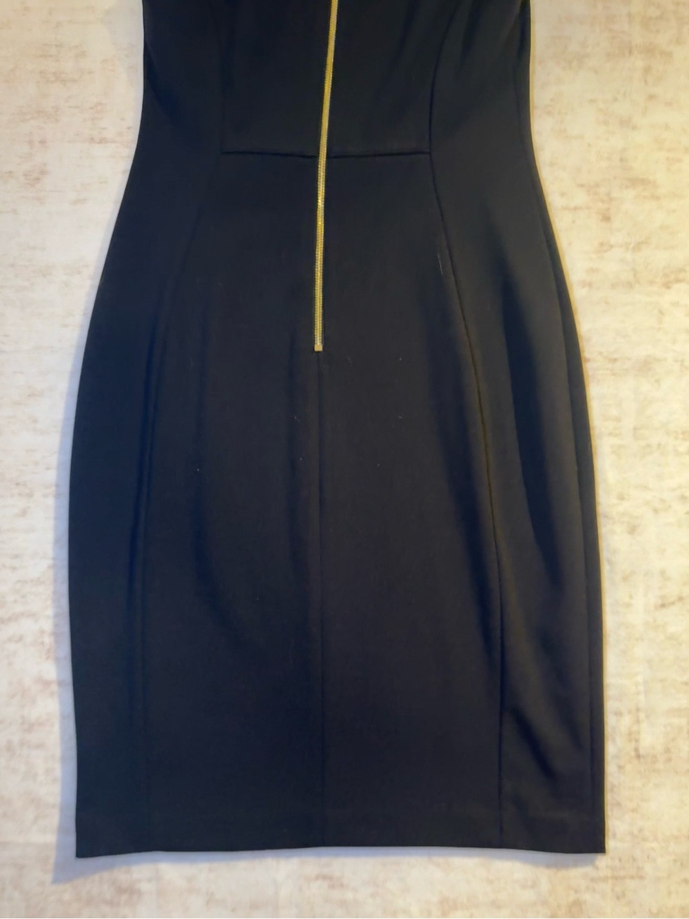 Calvin Klein Black Sleeveless Midi Sheath Dress - Picture 6 of 10